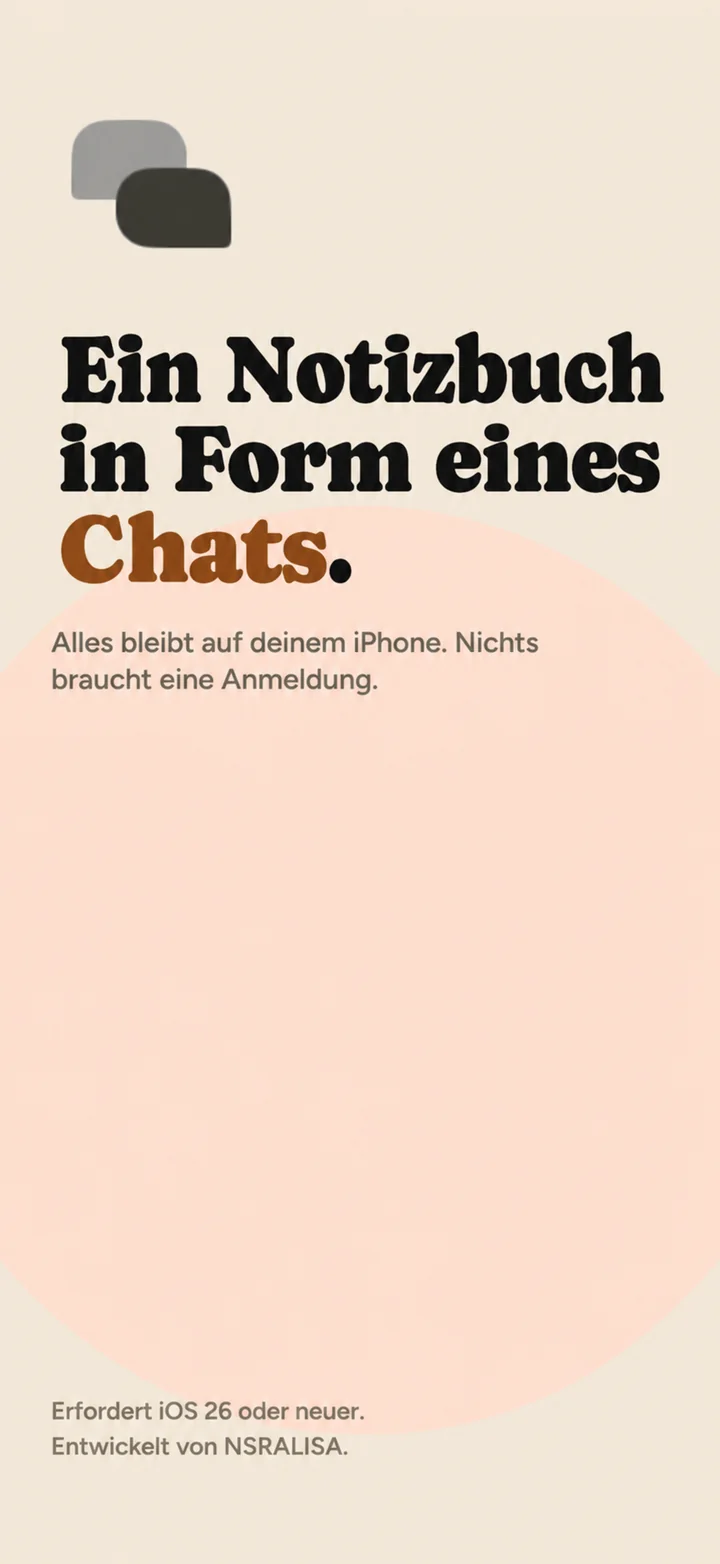 A notebook shaped like a chat