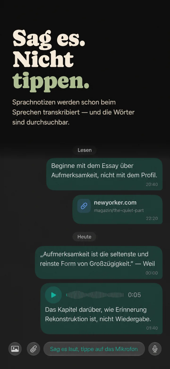 Checklists, not just messages
